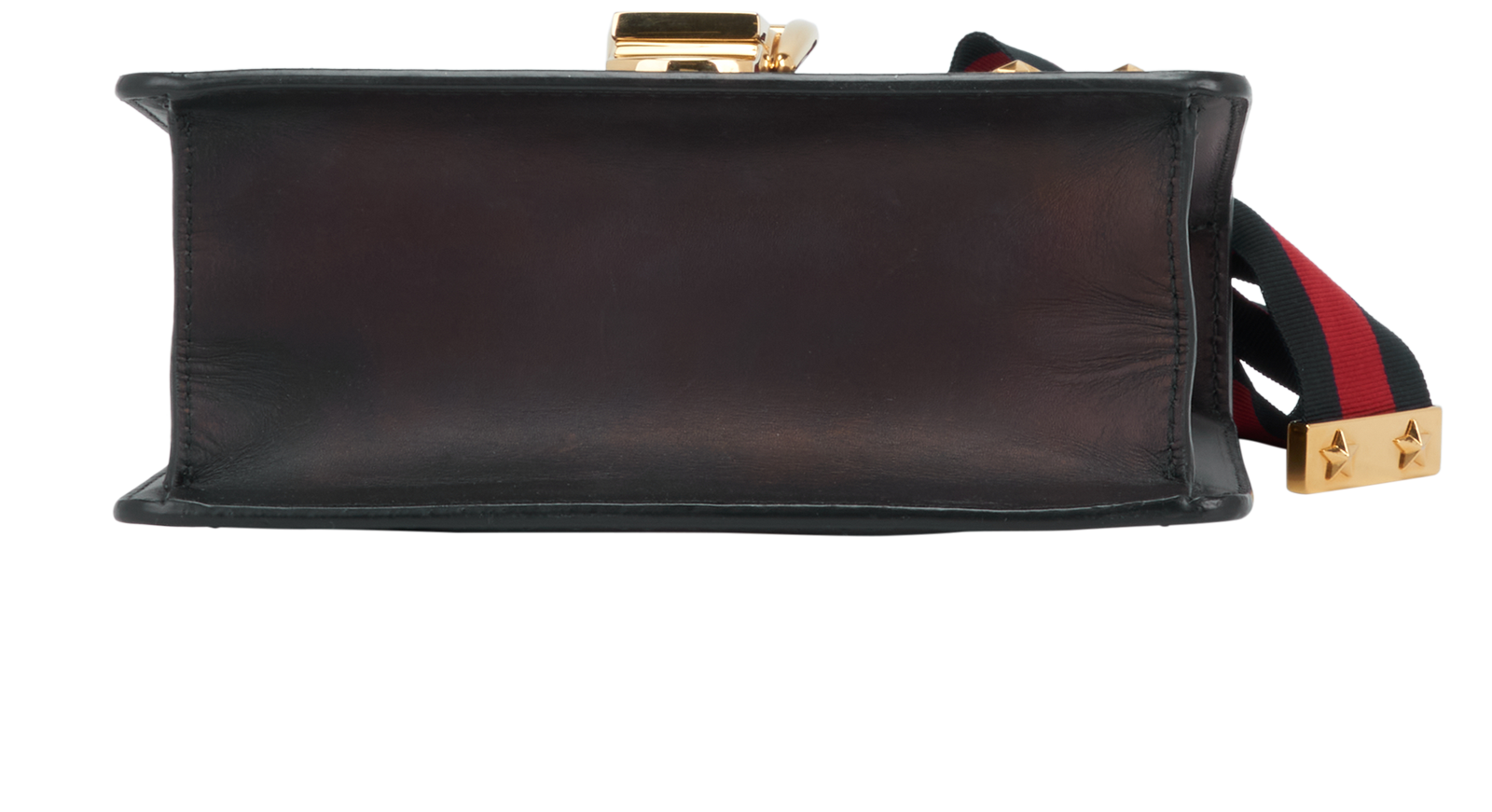 Sylvie Super Mini Shoulder, &pound;650, Handbags, Navy, Leather, Top view